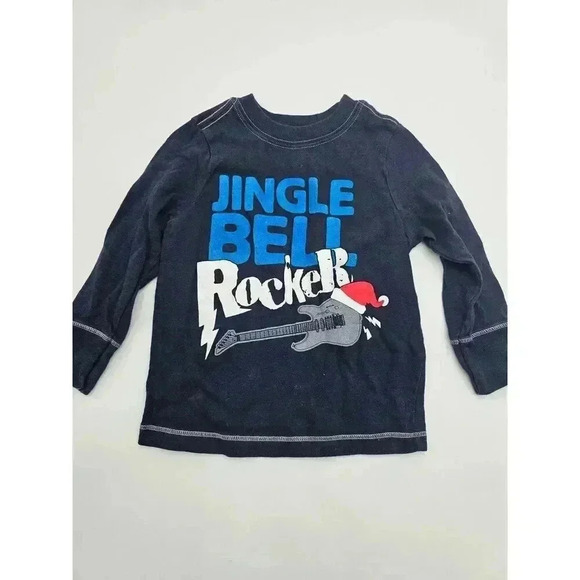 3 Carter's, Old Navy, Disney Boy's  24M/2T Holiday Christmas Long Sleeve Shirts - Picture 10 of 11